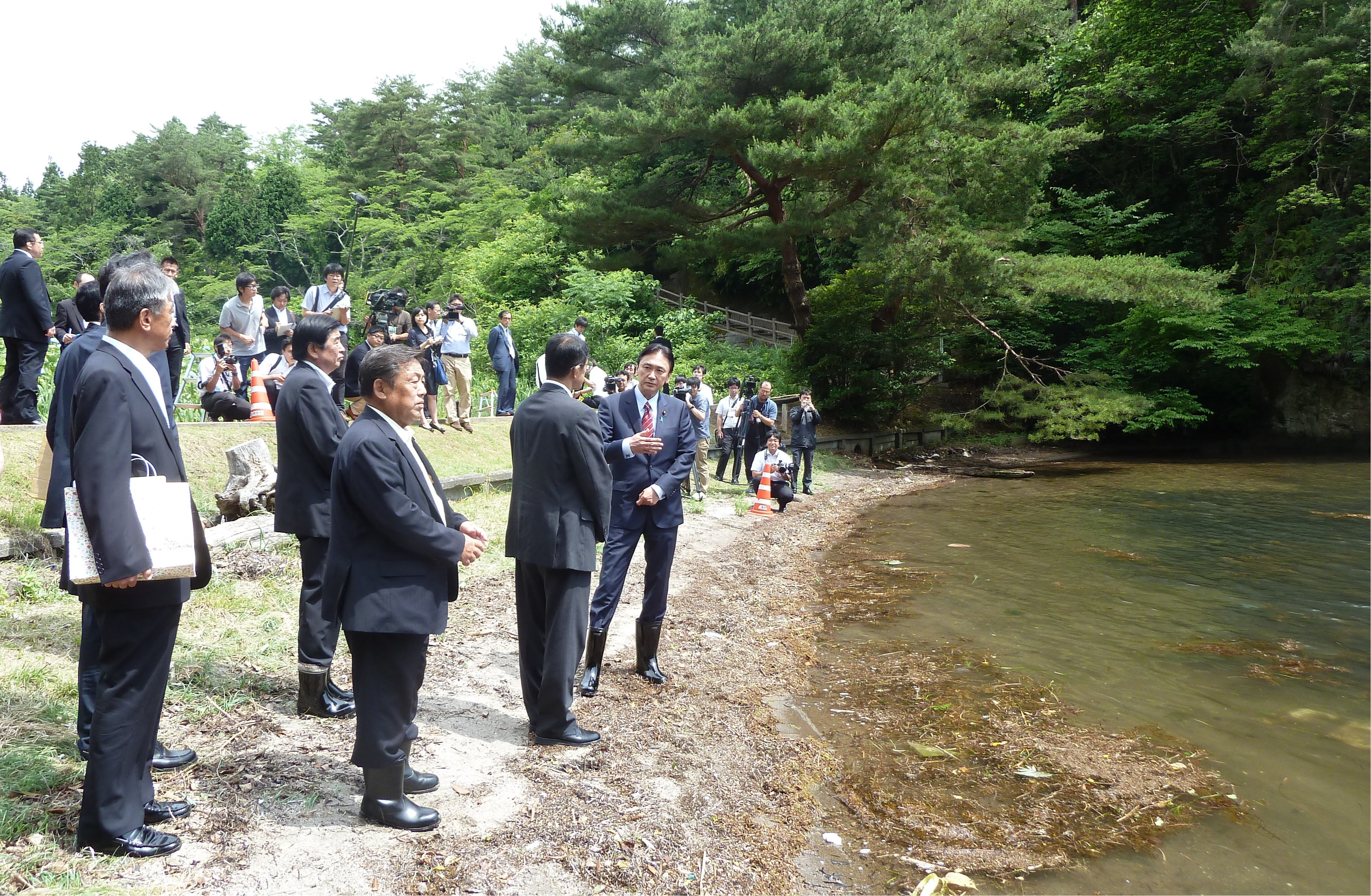 古屋拉致問題担当大臣が石川県を訪問しました。